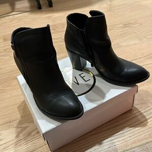 Black booties size 8.5